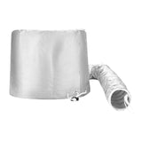 Maxbell Hair Dry Hoods Styling with Drawstring Strap Attachment Hair Dryer Bonnet silvery
