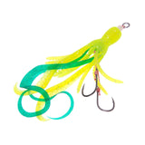 Maxbell Squid Fishing Lure Freshwater Realistic Lake Gift with Sharp Hooks Soft Lure Fluorescent Green