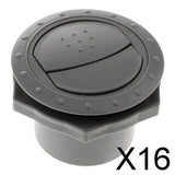 Maxbell 16xRV Trailer Yacht Side Roof Air Exhaust Vent Ventilation Outlet Vent Grey