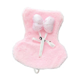 Maxbell Doll Car Seat Car Air Vent Decoration Travel Carrier for Collector Doll Fans Pink