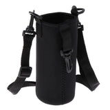 Maxbell 2xInsulated Sport Water Bottle Cover Sleeve Holder Cooler Carrier Black 550ml