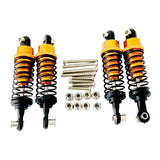 Maxbell 4x Hydraulic Shock Absorbers for RC Car Spare Parts Dampers Set for MN82 C14 Gold