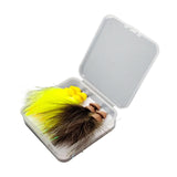 Maxbell 4Pcs Fly Fishing Lures Angler Fly Fishing Hooks for Bass Accessories Outdoor