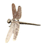 Maxbell Dragonfly Statue Collectible Brass Dragonfly Figurines for Patio Lawn Office