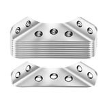 Maxbell 10 Pieces Multifunctional Angle Code Angle Fasten Connector for Cabinet Desk