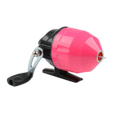 Maxbell Fishing Reel Fishing Tool Pocket Spinning Reel for Reservoirs Rivers Outdoor Pink