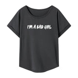 Maxbell T Shirt for Women Female Trendy Souvenir Basic Tee for Commuting XL