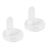 2Pcs Transparent Doll Stand Desktop Doll Holder for Plush Doll Action Figure