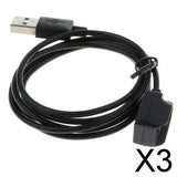 Maxbell 3xUSB Charging Charger Cable for Plantronics Legend Bluetooth Headset 1m