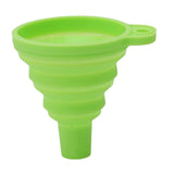 Maxbell Silicone Foldable Funnel Household Liquid Funnel for Transferring Fluid Milk Green