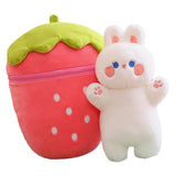 Maxbell Cute Strawberry Plush Doll Strawberry Plush Pillow for Valentine Day Kids