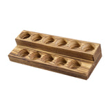 Maxbell Wooden Essential Oil Bottle Storage Stand Holder Organizer Shelf Desk 2 Tier