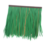 Synthetic Straw Roof Thatch Synthetic Thatch Grass Roof for Hut Fence Gazebo Green