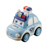 Maxbell Press and Go Car Durable Cute Vehicles Toys for Kindergarten Kids Preschool police car