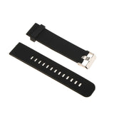 Maxbell Durable Men Silicone Waterproof Sports Watchband Strap Deployment Clasp 22mm