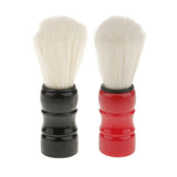 Maxbell 2 Pieces Men Salon Barber Shaving Brush Beard Facial Bristle Mustache Brush