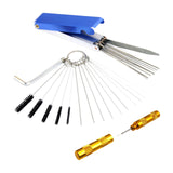 Maxbell Guitar Nut Slotting File Set Luthier Replacement Tools for Instrument String