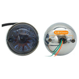 Scooter Light Kit, light-emitting diode Headlight, rear light, Turn blinker, Waterproof, Universal Black Front turn signal