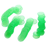 Maxbell Mixed 200pcs Red & Green Transparent Count Bingo Chips Markers Game Cards 1.9cm