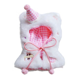 Maxbell Plush Doll Clothes for 17cm Doll DIY Doll Toy Soft Photo Props Doll Outifits pink