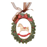 Christmas Resin Pendant Creative Resin Charm for Living Room Party Farmhouse Style A