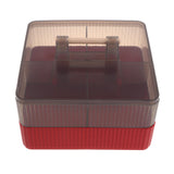 Maxbell Divided Serving Tray with Lid Dustproof for Chinese New Year Wedding Kitchen red 2 layer