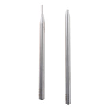 Maxbell 2 Pieces Pin Punches Ceramic Bead Remove Tools Portable Watch Repair Punches
