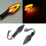 Maxbell 2 x Universal Front & Rear Motorcycle Amber LED Turn Signal Indicator Blinker Light Lamp - Aladdin Shoppers