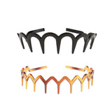 Maxbell 2Pieces Phenovo Zigzag Hair Band Toothed Headband Women Girls Hair Accessory