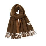 Maxbell Pashmina Shawl Wrap Fashionable Long Winter Scarf for Bedroom Office Wedding Coffee Color