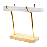 Maxbell Selenite Bracelet Holder Display Jewelry Display for Bracelet Watch Necklace L