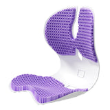 Maxbell Gel Chair Cushion Sitting Posture Correction Chair for Desk Chair Floor Seat Violet