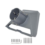 Maxbell Pipe Adapter Kit Pole Mount Adapter Mounting Kit for Gen 3 V3 Kickstand Dish Gray