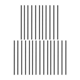 26Pcs Deck Balusters Round Sturdy with Screws Heavy Duty Deck Stair Spindles 32inch
