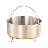 Maxbell Food Steamer with Handle Vegetable Steamer Basket for Bun Chicken Vegetables 13.8cmx8cm with Support