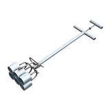 Maxbell Soil Block Maker Sturdy Portable Plant Growing Tool for Outdoor Cotton Beans 6 lumps