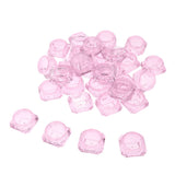 Maxbell Maxbell 30X Cosmetic Sample Empty Containers Round Pots for Eye Shadow Powder Pink