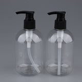 Maxbell Maxbell 2pcs Empty Cosmetic Pump Dispenser PET Plastic Bottle 350ml 350ml Black Pump