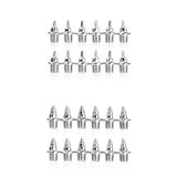 Maxbell 24Pcs Replacement Track Shoes Spikes Rivet for Sports Running Track Trainers 8MM