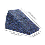 Maxbell 3Pcs EPP Calf Stretcher Slant Board Adjustable Multifunctional 4 Level Angle Black Blue