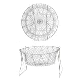 Maxbell Deep Fry Basket Gifts Mesh French Fry Chips Basket for Kitchen Cafe Barbecue Round