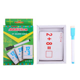 Maxbell Maxbell 27 Pieces Double Sided Educational Arithmetic Flash Cards with Erasable Pen Addition