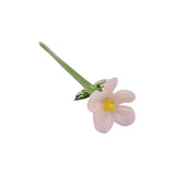 Maxbell Mini Glass Flower Decorative Decor Ornament for Mom Wife Anniversary Desktop Pink