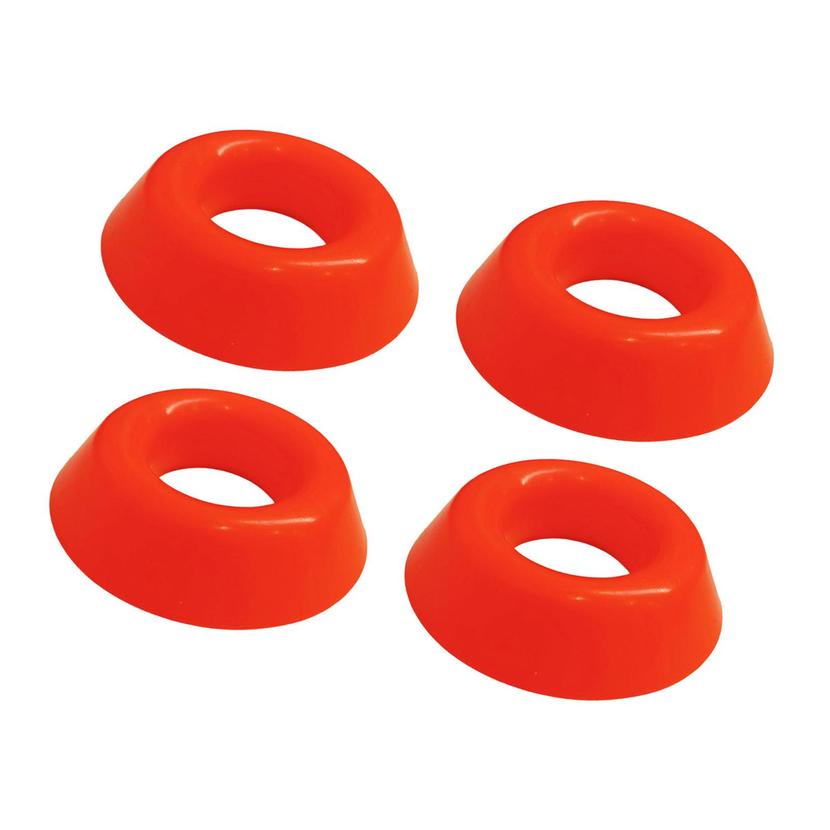 Maxbell 4x Sport Ball Stand Holders Versatile Space Saving Basketball Display Stands Orange