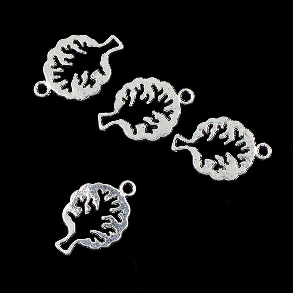 Maxbell Maxbell 50pcs Tibetan Silver Hollow Tree of life Lucky Magic power Charms Pendants