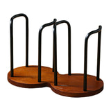 Maxbell Cup Holder Coffee Cup Dispenser for Coffee Milk Tea Shop Bathroom Restaurant Black Double