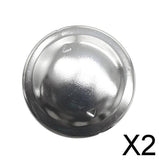 Maxbell 2xSilver Motorcycle Fuel Gas Tank Cap Replacement for GY6 125CC Scooter