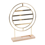 Maxbell Earrings Organizer 4 Layers Large Gift for Women for Home Dresser Countertop Gold