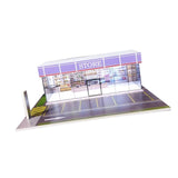Maxbell 1/64 Model Car Display Case Ornament Micro Landscape Decor Miniature Scenery Store