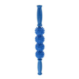 Maxbell Maxbell Comfortable 4 Balls Massage Roller Stick for Body Muscle Relaxation Blue